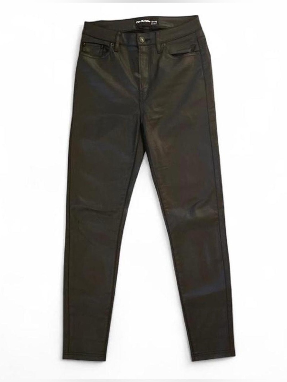 The Kooples Franky Black Coated High Rise Skinny Jeans Size 25